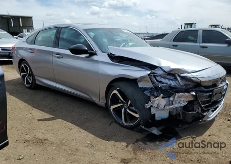 2022 Honda Accord Sport из США, поврежденный, VIN 1HGCV2F34NA005166